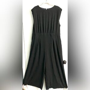 Black Sleeveless Emery Rose Romper, Size: 4XL, Tag On, Never Worn